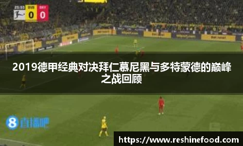 2019德甲经典对决拜仁慕尼黑与多特蒙德的巅峰之战回顾
